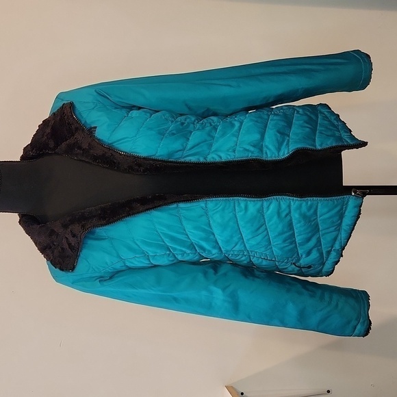 The North Face Mossbud Reversible Quilted Down Jacket Women's Sz S/P NICE! - Picture 5 of 15